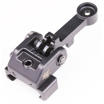 Picture of Griffin Armament M2 Folding Rear Sight, Includes 12 O'Clock Bases, Fits Picatinny, Matte Finish GAM2R
