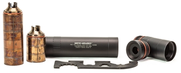 Picture of GRIFFIN ARMAMENT SUPPRESSOR REVOLUTION 45 MOD 4 BLK GAREV45M4W