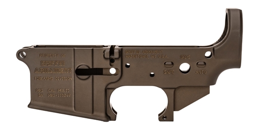 Picture of GRIFFIN MK1SLFDE       MK1 AR-15 STRP LOWER TBRN