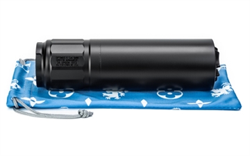 Picture of Griffin Armament Optimus 6, Suppressor, 6.68" Long, 6MM, 17-4 Stainless Steel Construction, Utility Mount (HUB Compatible), Cerakote Finish, Black, Does Not Come with Muzzle Device or HUB Insert GAOP6UM-W