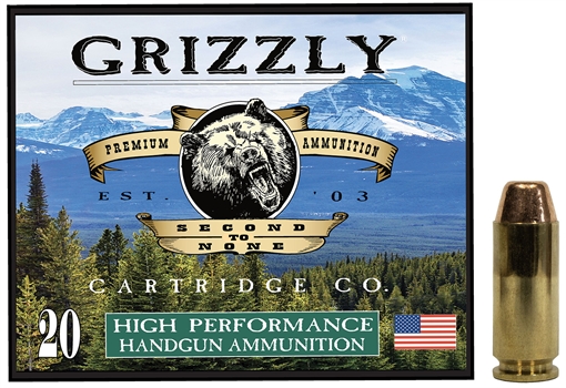 Picture of Grizzly Ammo 10mmAuto 200gr Full Metal Jacket Flat Point 20 Per Box/10 Case GC10CM2