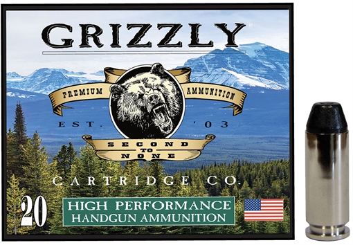 Picture of Grizzly Ammo 10mmAuto 220gr Full Metal Jacket Flat Point 20 Per Box/10 Case GC10M10