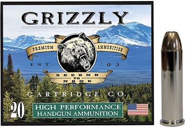 Picture of Grizzly Ammo 357Mag 148gr Jacketed Hollow Point 20 Per Box/10 Case GC357M9
