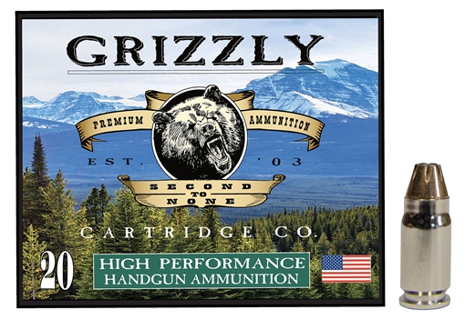 Picture of Grizzly Ammo 357Sig 90gr Jacketed Hollow Point 20 Per Box/10 Case GC357S2