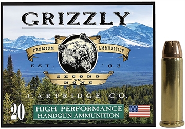 Picture of Grizzly Ammo 38Special 148gr Jacketed Hollow Point 20 Per Box/10 Case GC38SP3