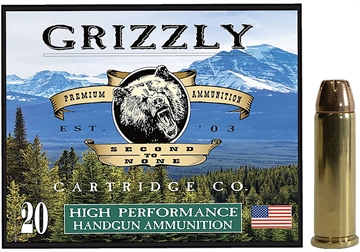 Picture of Grizzly Ammo 38Special+P 148gr Jacketed Hollow Point 20 Per Box/10 Case GC38SP+P3