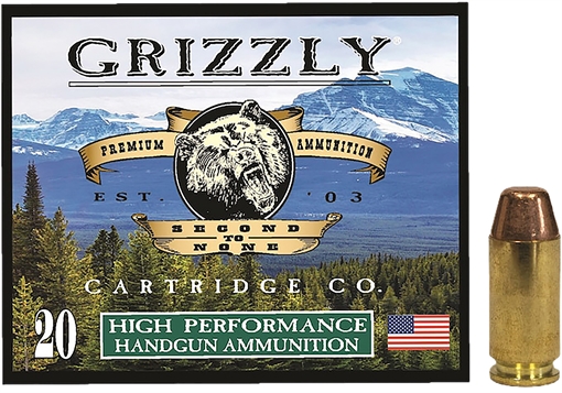 Picture of Grizzly Ammo 40S&W 200gr Full Metal Jacket Flat Point 20 Per Box/10 Case GC40SW5