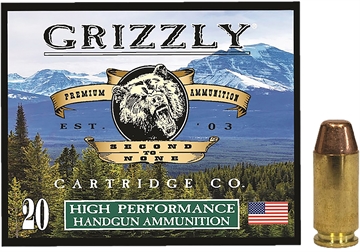 Picture of Grizzly Ammo 40S&W 200gr Full Metal Jacket Flat Point 20 Per Box/10 Case GC40SW5