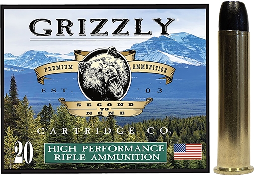 Picture of Grizzly Ammo 45-70Gov 405gr Round Nose Flat Point 20 Per Box/10 Case GC45/701