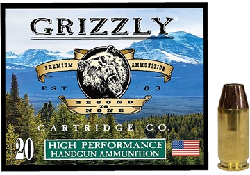 Picture of Grizzly Ammo 45ACP 230gr Jacketed Hollow Point 20 Per Box/10 Case GC45A2