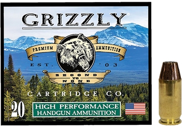 Picture of Grizzly Ammo 45ACP+P 230gr Jacketed Hollow Point 20 Per Box/10 Case GC45A+P8