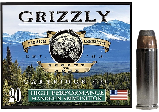 Picture of Grizzly Ammo 45Colt+P 300gr Bonded Flat Point 20 Per Box/10 Case GC45C+P10