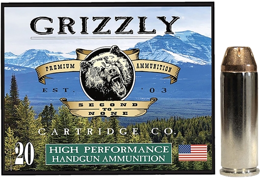 Picture of Grizzly Ammo 45Colt+P 225gr Jacketed Hollow Point 20 Per Box/10 Case GC45C+P3