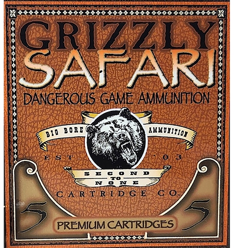 Picture of Grizzly Ammo 470NitroExpress 500gr Solid Brass 5 Per Box/10 Case GC47NE2