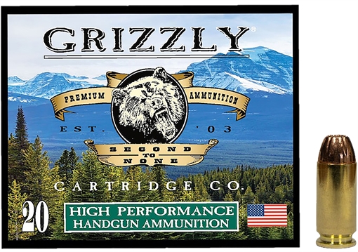 Picture of Grizzly Ammo 40S&W 200gr Jacketed Hollow Point 20 Per Box/10 Case GC4SW1