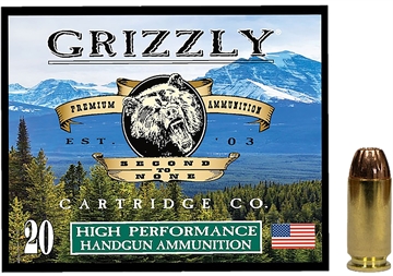 Picture of Grizzly Ammo 40S&W 200gr Jacketed Hollow Point 20 Per Box/10 Case GC4SW1