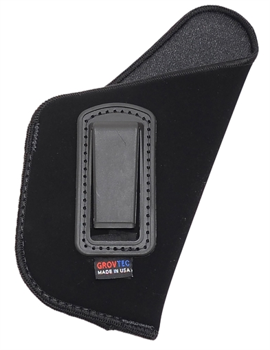 Picture of GrovTec US Inc Inside The Pants IWB Size 16 Black Suede Belt Clip Fits Large Semi-Auto 3-4" Barrel Right Hand GTHL14116R