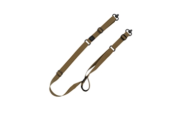 Picture of GrovTec Sabre 2 Point Sling, Matte Finish, Coyote Brown, Includes Push Button Swivels GTSL135
