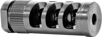 Picture of GrovTec US Inc G-Comp Muzzle Compensator Black Nitride Steel with 1/2"-28 tpi Threads for 223 Cal GTHM315