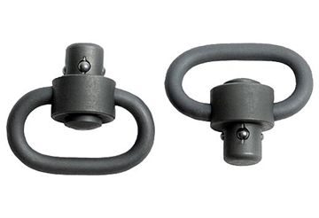 Picture of GrovTec Heavy Duty Push Button Swivels, Fits 1" Slings, Nitride Finish, Black GTSW105
