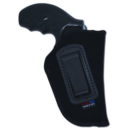 Picture of GrovTec US Inc Inside The Pants IWB Size 12 Black Suede Compatible w/Glock 26/27/33 Belt Clip Mount Right Hand GTHL14112R