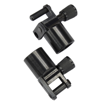 Picture of GROVTEC PUSH BUTTON BASE TO SWIVEL STUD ADAPTOR BLACK GTSW235