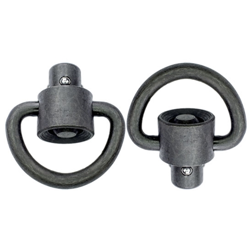 Picture of GrovTec Recessed Plunger Heavy Duty Push Button Swivels, Manganese Phosphate, D-Loop GTSW264