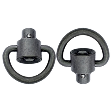 Picture of GrovTec Recessed Plunger Heavy Duty Push Button Swivels, Manganese Phosphate, D-Loop GTSW264