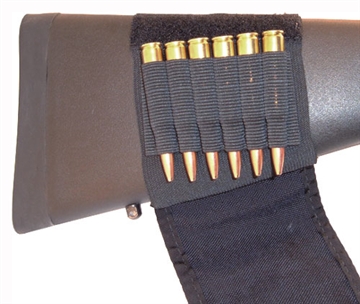 Picture of GrovTec US Inc Buttstock Cartridge Holder Cordura 6rd Rifle Slip On Mount GTAC83