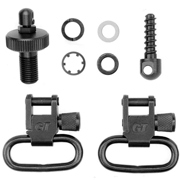 Picture of Grovtec Shotgun Locking Swivel Set for Mossberg 500 20 ga Black GTSW90