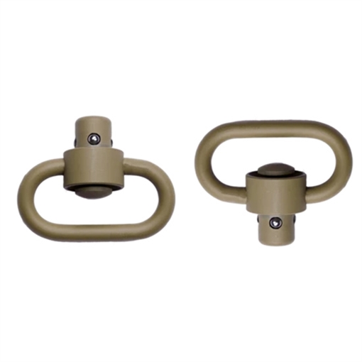 Picture of GROVTEC HD PUSH BUTTON SWIVELS CERAKOTE DESERT SND 1 1/4" 2PK GTSW252