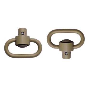Picture of GROVTEC HD PUSH BUTTON SWIVELS CERAKOTE DESERT SND 1 1/4" 2PK GTSW252