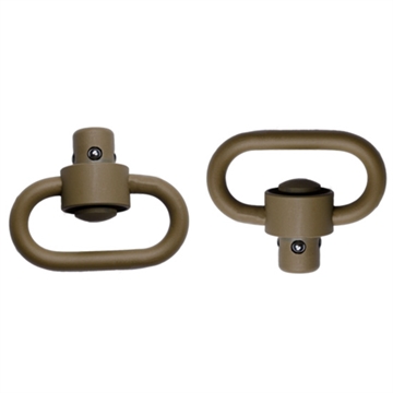 Picture of GROVTEC HD PUSH BUTTON SWIVELS CERAKOTE FDE 1 1/4" 2-PACK GTSW253
