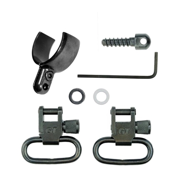 Picture of Grovtec Two Piece Barrel Band Swivel Sets .585 - .635 Diameter Black 2/ct GTSW301