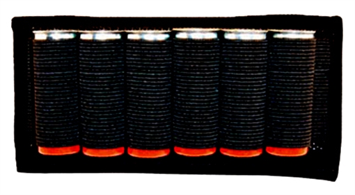 Picture of GrovTec US Inc Belt Slide Nylon w/Elastic Loops 6rd Shotgun Belt Slide Mount 2.25" GTAC87