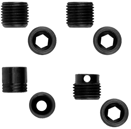 Picture of GrovTec US Inc Heavy Duty Push Button Bases Black Steel To Stock Mount (2) 1 PK GTHM289