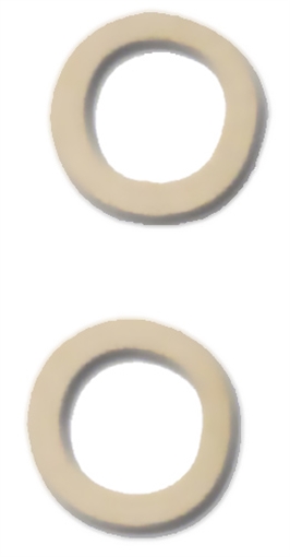 Picture of GrovTec US Inc Spacers Bulk Parts Packs White 48 Per Pack GTHM64