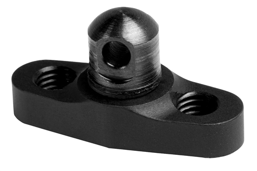 Picture of GrovTec US Inc Flanged Stud Mount KeyMod Black Anodized 6061 Aluminum GTSW111