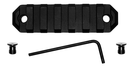 Picture of GrovTec US Inc 3 Inch 7 Slot Keymod Black Anodized GTSW228
