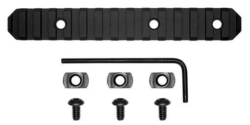 Picture of GrovTec US Inc 6 Inch 15 Slot M-Lok Black Anodized GTSW239