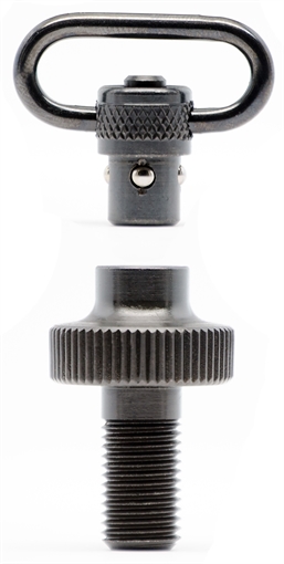 Picture of GrovTec US Inc Mag Cap Shotgun 1" Push Button Black Oxide Mossberg 500 12 Gauge Steel GTSW308