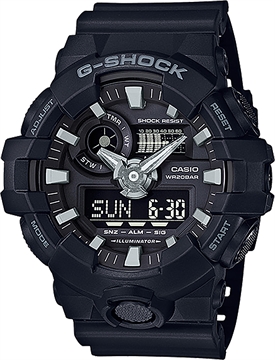 Picture of GSHOCK PREMIER GS FRNTBTTN SPR BLK GA7001B