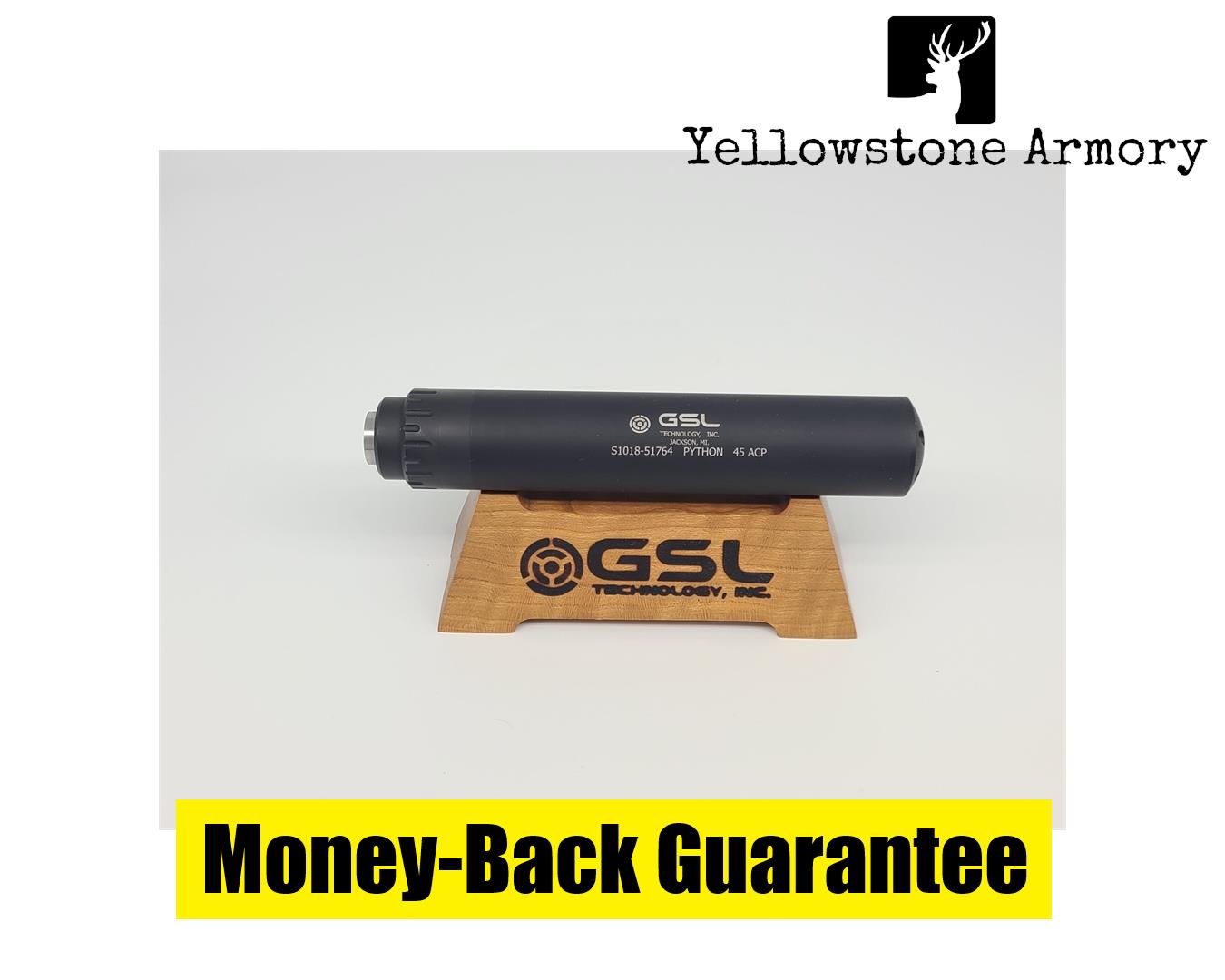 GSL Technology Python PY-100-SUP - Silencers at GunBroker.com : 1130930239