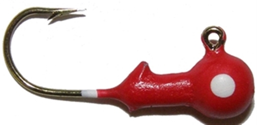 Picture of GSM 1/32 BALL JIG HEAD 10BG RED BBJ32-05