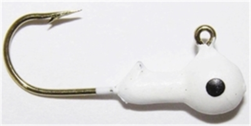 Picture of GSM 1/8 BALL JIG HEAD 8BG WHITE BBJ18-01