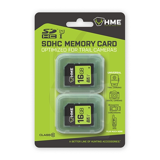 Picture of HME 16GB SDHC Memory Card 2/ct HME-16GB2PK