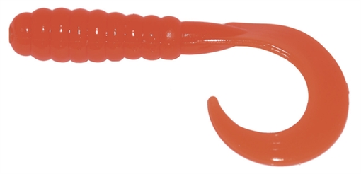 Picture of GSM 2" CURL TAIL GRUB ORANGE 10 PK CTG205
