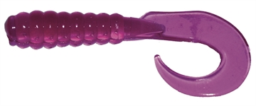 Picture of GSM 2" CURL TAIL GRUB PURPLE 10 PK CTG202