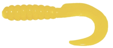Picture of GSM 2" CURL TAIL GRUB YELLOW 10 PK CTG206