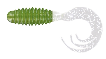 Picture of GSM 2" RING TRIPLE TIP GRUB SILVER FROG 10 PK RTTG217